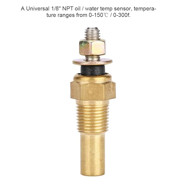 Dweekiy Coolant Temperature Sensor Water Oil Temp 1/8 NPT Electrical Sender Transmitter Unit for Accurate Temperature Monitoring - View 4 of 9