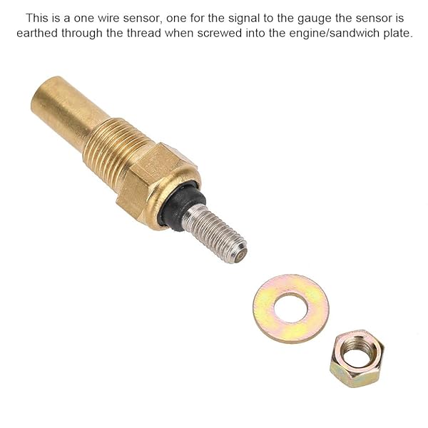 Dweekiy Coolant Temperature Sensor Water Oil Temp 1/8 NPT Electrical Sender Transmitter Unit for Accurate Temperature Monitoring - View 5 of 9