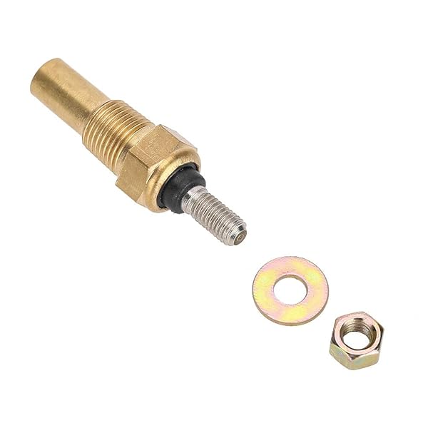 Coolant Temperature Sensor Water Oil Temp 1/8 NPT Electrical Sender Transmitter Unit for Accurate Temperature Monitoring