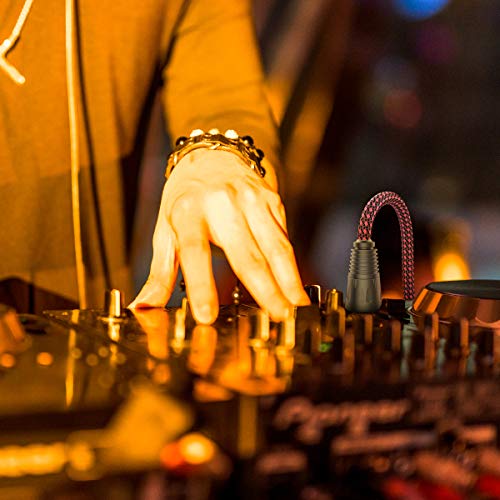 BIFALE Buy BIFALE 25ft XLR Cable 2-Pack - Heavy Duty Nylon Braided Male to Female for Shure SM, Behringer & Speaker Systems - View 9 of 9