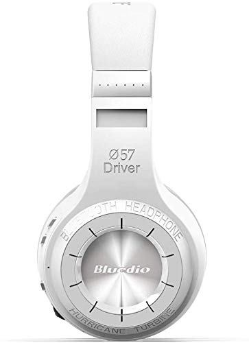 Bluedio Bluedio HT Turbine Wireless Bluetooth 5.0 Stereo Headphones with Microphone in White for Superior Sound Quality - View 2 of 7