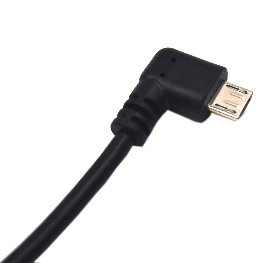 Kework Kework 12 Inch Right Angle Micro USB Splitter Cable Male to 2 Female Extension Hub Cord - View 2 of 4