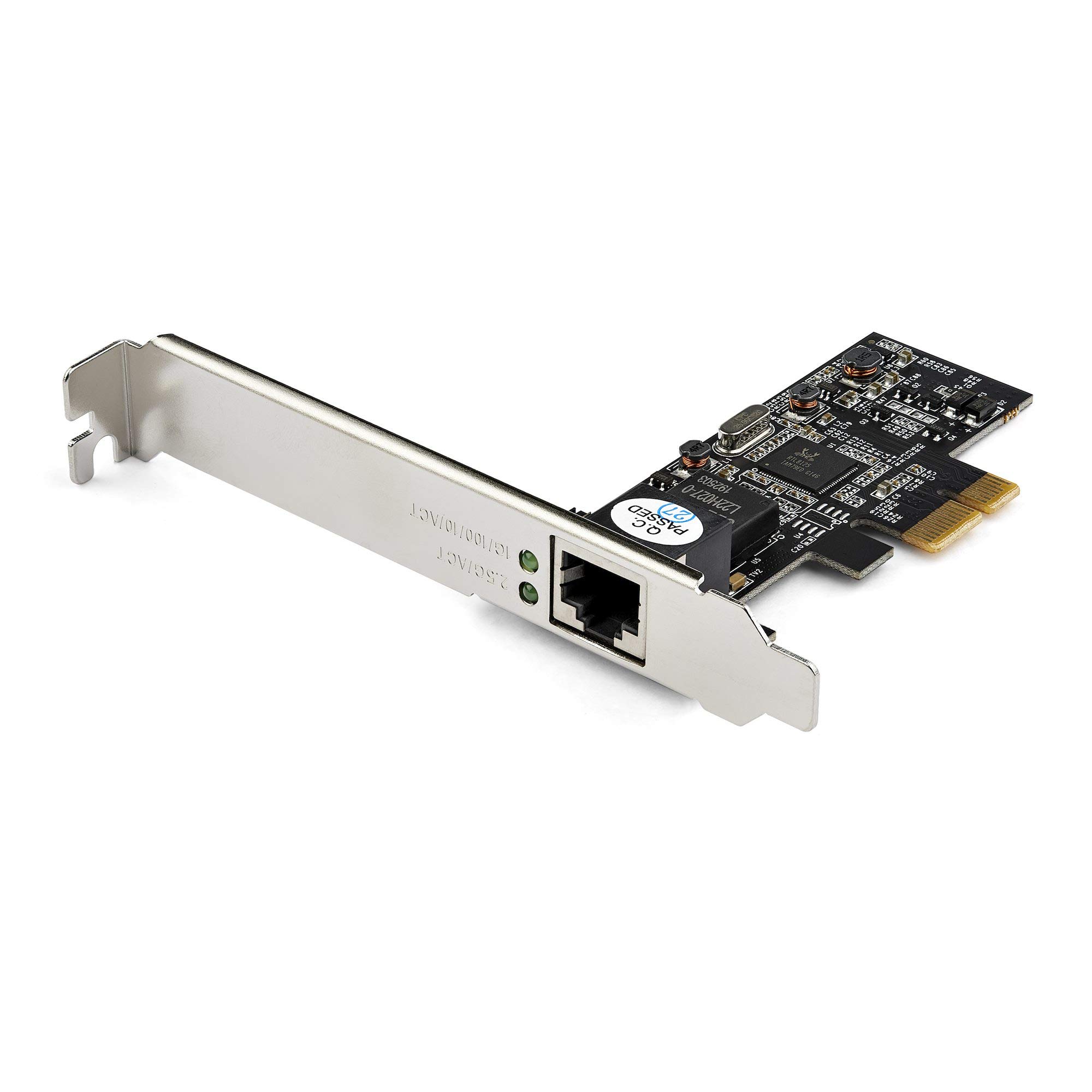 StarTech 1 Port PCIe Network Card 25Gbps 25GBASE-T PCIe LAN Card RTL8125 ST2GPEX High Speed Networking Solution