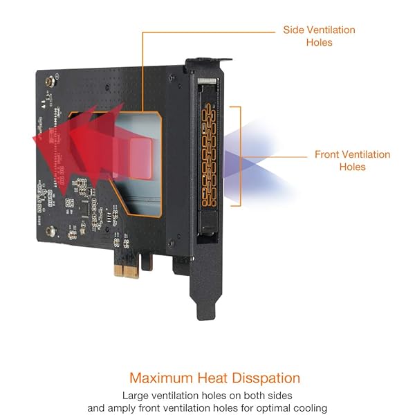 ICY DOCK "ICY DOCK 2.5" SATA SSD Removable Hard Drive Bay Adapter for PCIe - ExpressSlot MB839SP-B" - View 7 of 10