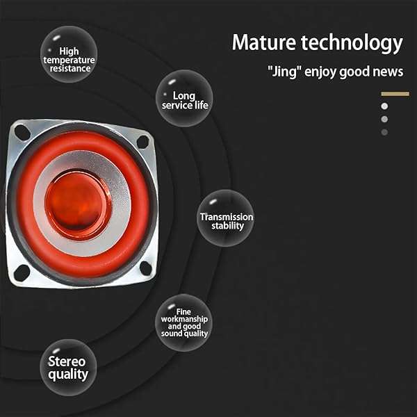 Gikfun Gikfun 4Ohm 5W Full Range Audio Speakers for Arduino - Pack of 2 Loudspeakers EK1949 - View 4 of 7