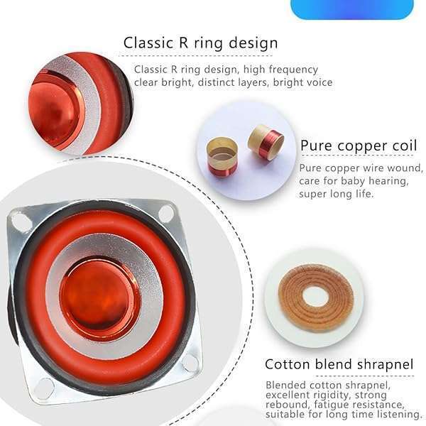 Gikfun Gikfun 4Ohm 5W Full Range Audio Speakers for Arduino - Pack of 2 Loudspeakers EK1949 - View 5 of 7