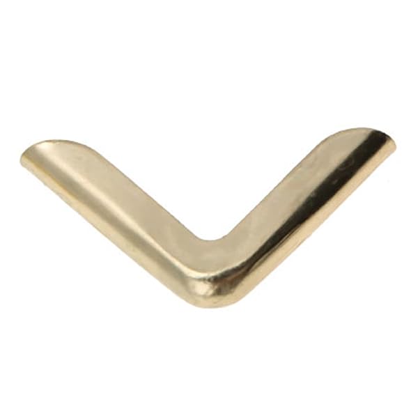 YWBL-WH 50pcs Vintage Iron Book Corner Protectors for Scrapbooking & Photo Albums - C103 Aurichalceous - View 6 of 10