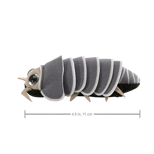 Folkmanis Folkmanis Mini Roly Poly Gray Finger Puppet for Kids Fun and Imaginative Play - View 3 of 6