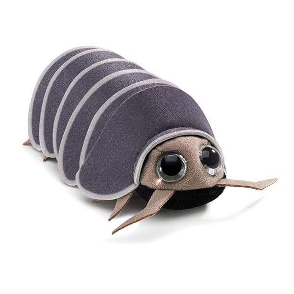 Folkmanis Folkmanis Mini Roly Poly Gray Finger Puppet for Kids Fun and Imaginative Play