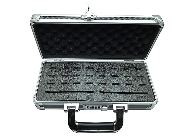 TECH STORE ON Tech Store: Swivel Handle USB Thumb Drive Holder - Antistatic, Shockproof Case for 24 USBs & 2 HDDs - View 4 of 10