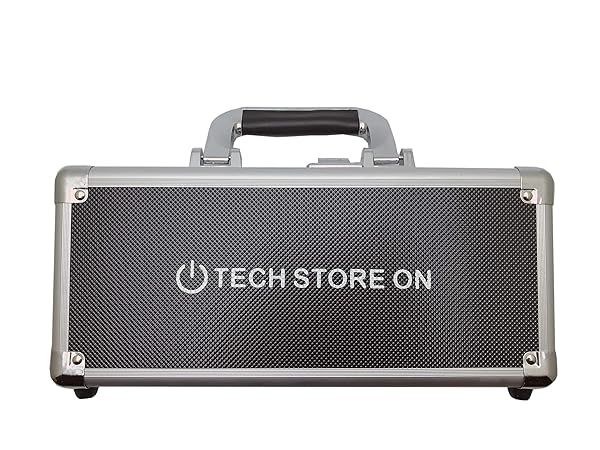 TECH STORE ON Tech Store: Swivel Handle USB Thumb Drive Holder - Antistatic, Shockproof Case for 24 USBs & 2 HDDs - View 7 of 10