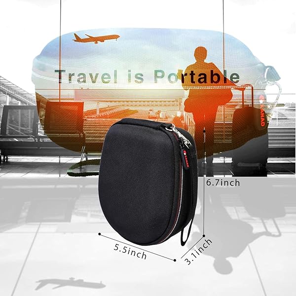 XANAD XANAD Hard Case for Kids Headphones - Fits Elecder i37, Noot K11, iClever HS14 Foldable On-Ear Headsets - View 4 of 7