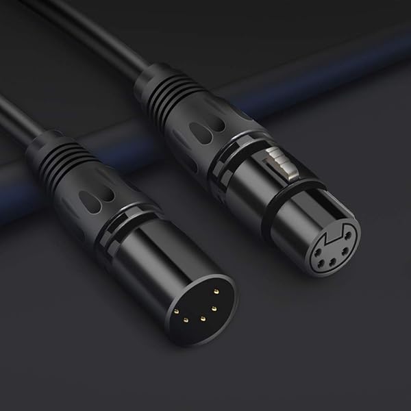 SiYear SiYear XLR 5 Pin RJ45 Adapter Cable Male Female DMX Ethernet Converter 1SET 2PACK - View 5 of 7