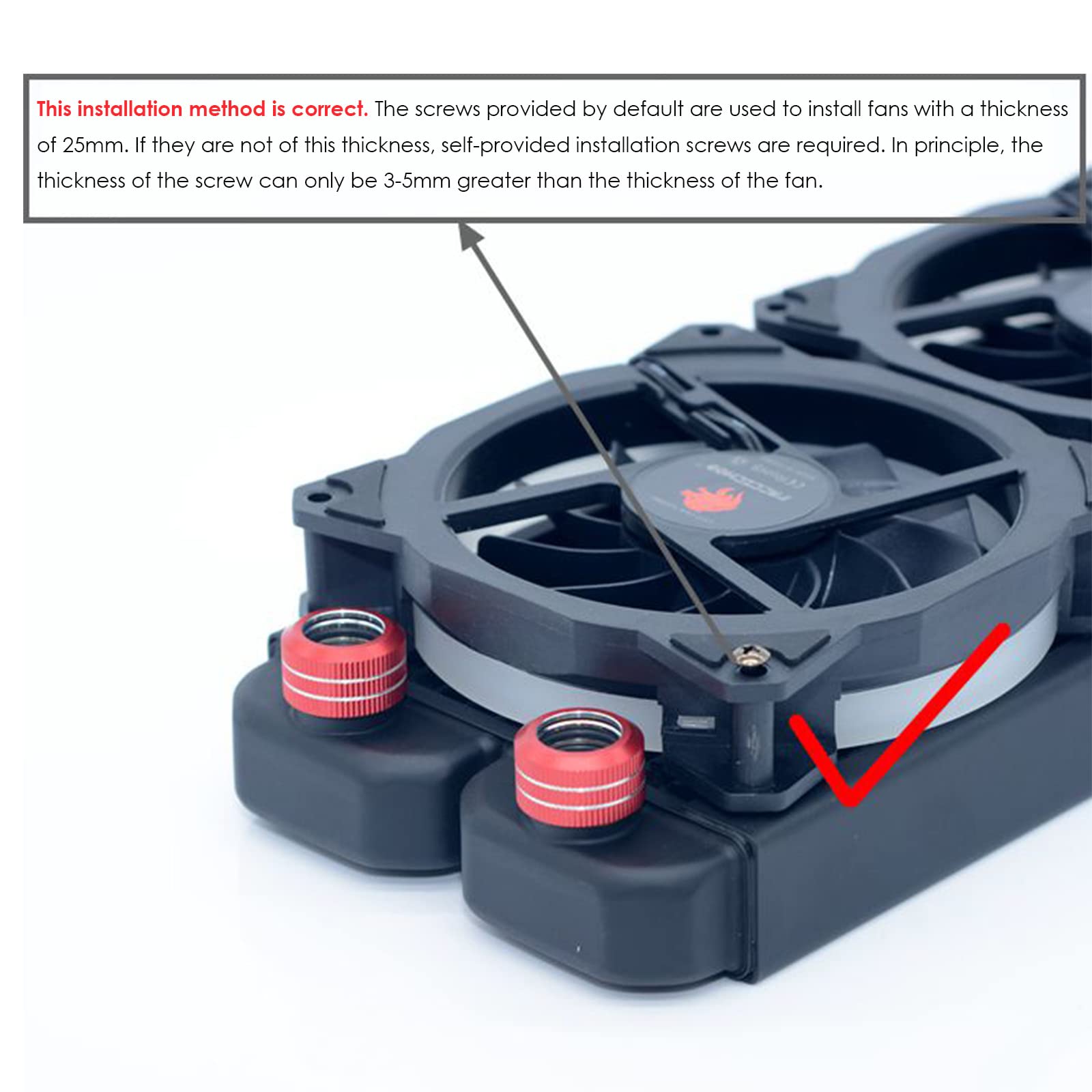 ASHATA ASHATA 240mm Copper Water Cooling Radiator for PC CPU Heat Sink with G1/4 Thread and 14 Pipes Efficient Cooling Solution - View 6 of 9