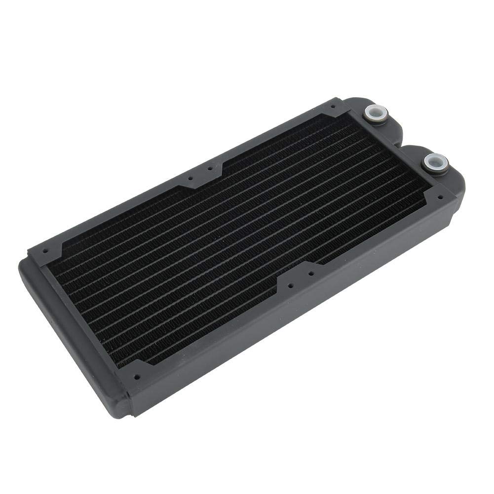 ASHATA ASHATA 240mm Copper Water Cooling Radiator for PC CPU Heat Sink with G1/4 Thread and 14 Pipes Efficient Cooling Solution - View 9 of 9