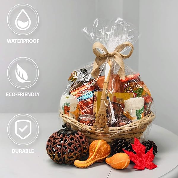 STOBOK STOBOK Clear Cellophane Wrap Roll 31.5 in x 100 Ft 3 Mil Thick Transparent Film for Flowers Craft and Basket Packing - View 4 of 6