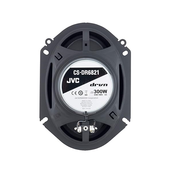 JVC JVC Mobile CS-DR6821 Shallow-Mount Coaxial Speakers 6x8 300 Watts Max 2 Way for Superior Sound Quality - View 5 of 6