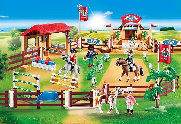 Playmobil Playmobil Large Equestrian Tournament Exciting Playset for Horse Lovers and Creative Play - View 2 of 5