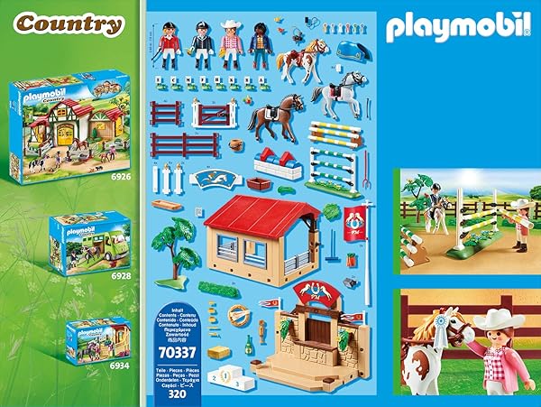 Playmobil Playmobil Large Equestrian Tournament Exciting Playset for Horse Lovers and Creative Play - View 3 of 5
