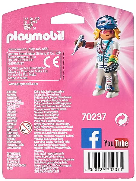 Playmobil Playmobil 70237 PlayMO-Friends Rapper Fun Imaginative Role Play Set for Children Ages 4 and Up - View 2 of 3