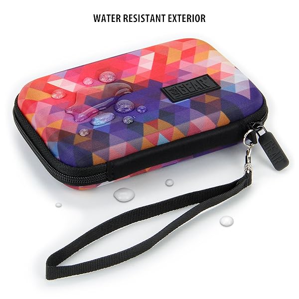 USA Gear USA GEAR Hard Shell Portable Printer Case - Scratch-Resistant, Fits HP Sprocket, Instax Mini Link 2 & Kodak Printomatic - View 6 of 10