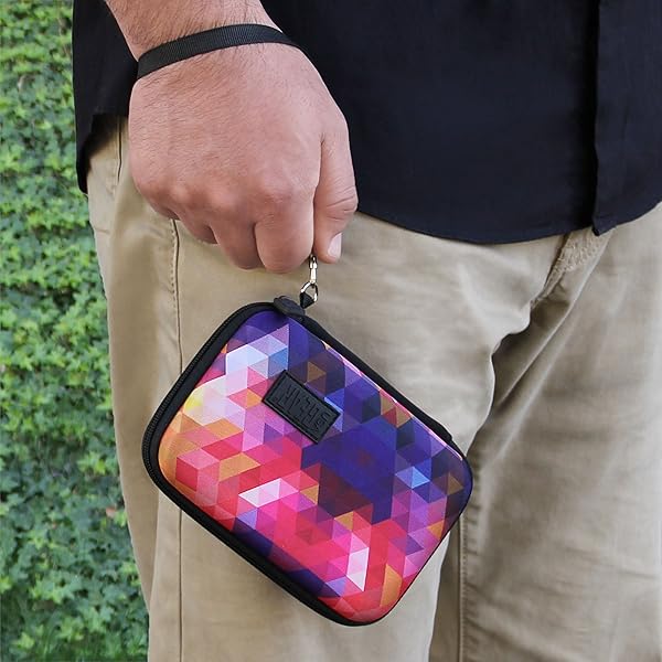 USA Gear USA GEAR Hard Shell Portable Printer Case - Scratch-Resistant, Fits HP Sprocket, Instax Mini Link 2 & Kodak Printomatic - View 8 of 10