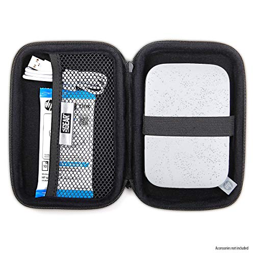 USA Gear USA GEAR Floral Hard Shell Printer Case for HP Sprocket, Instax Mini Link & Kodak - Scratch-Resistant & Portable - View 3 of 10