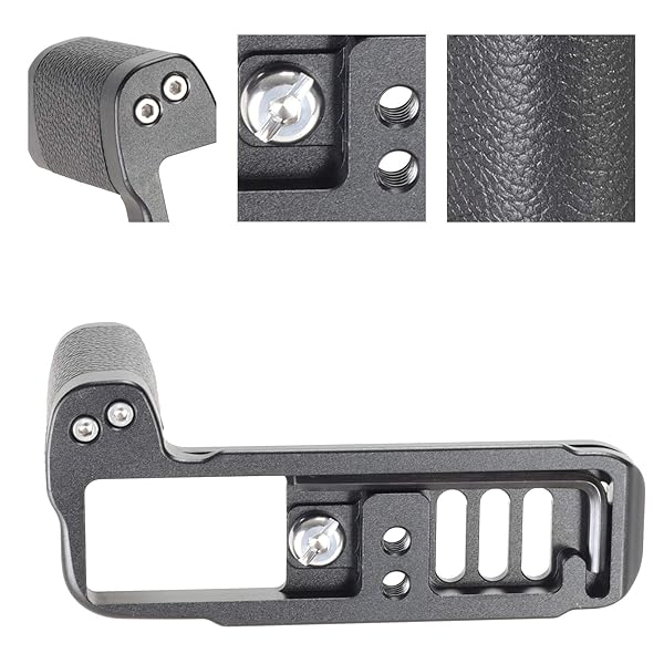WEPOTO Buy WEPOTO XT30-C Hand Grip Quick Release Plate L Bracket for Fujifilm X-T30/X-T20/X-T10 - Durable Aluminium & Leather - View 4 of 9