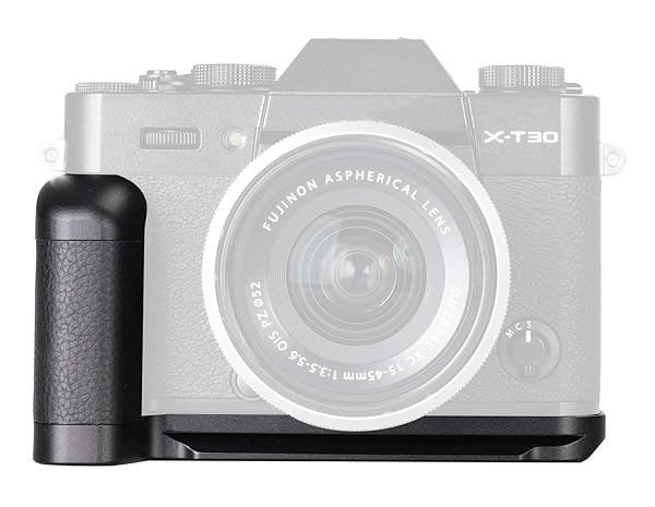 WEPOTO Buy WEPOTO XT30-C Hand Grip Quick Release Plate L Bracket for Fujifilm X-T30/X-T20/X-T10 - Durable Aluminium & Leather - View 8 of 9
