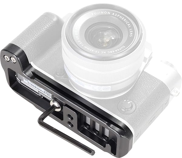 WEPOTO Buy WEPOTO XT30-C Hand Grip Quick Release Plate L Bracket for Fujifilm X-T30/X-T20/X-T10 - Durable Aluminium & Leather - View 9 of 9