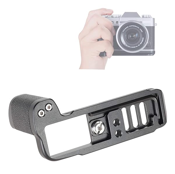 WEPOTO Buy WEPOTO XT30-C Hand Grip Quick Release Plate L Bracket for Fujifilm X-T30/X-T20/X-T10 - Durable Aluminium & Leather
