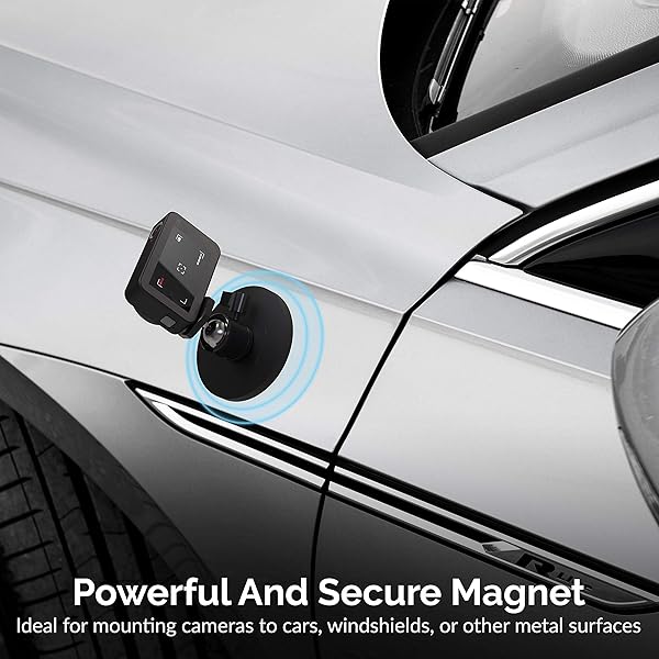 SABRENT Buy SABRENT Rubber Coated Magnetic Mount for Action Cameras & DSLRs - CS-MG88 - View 6 of 7