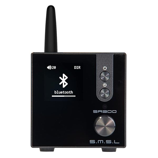 S.M.S.L Buy S.M.S.L SA300 HiFi Digital Amplifier - Class D Power Amp with Bluetooth 5.0, RCA Input & Remote Control