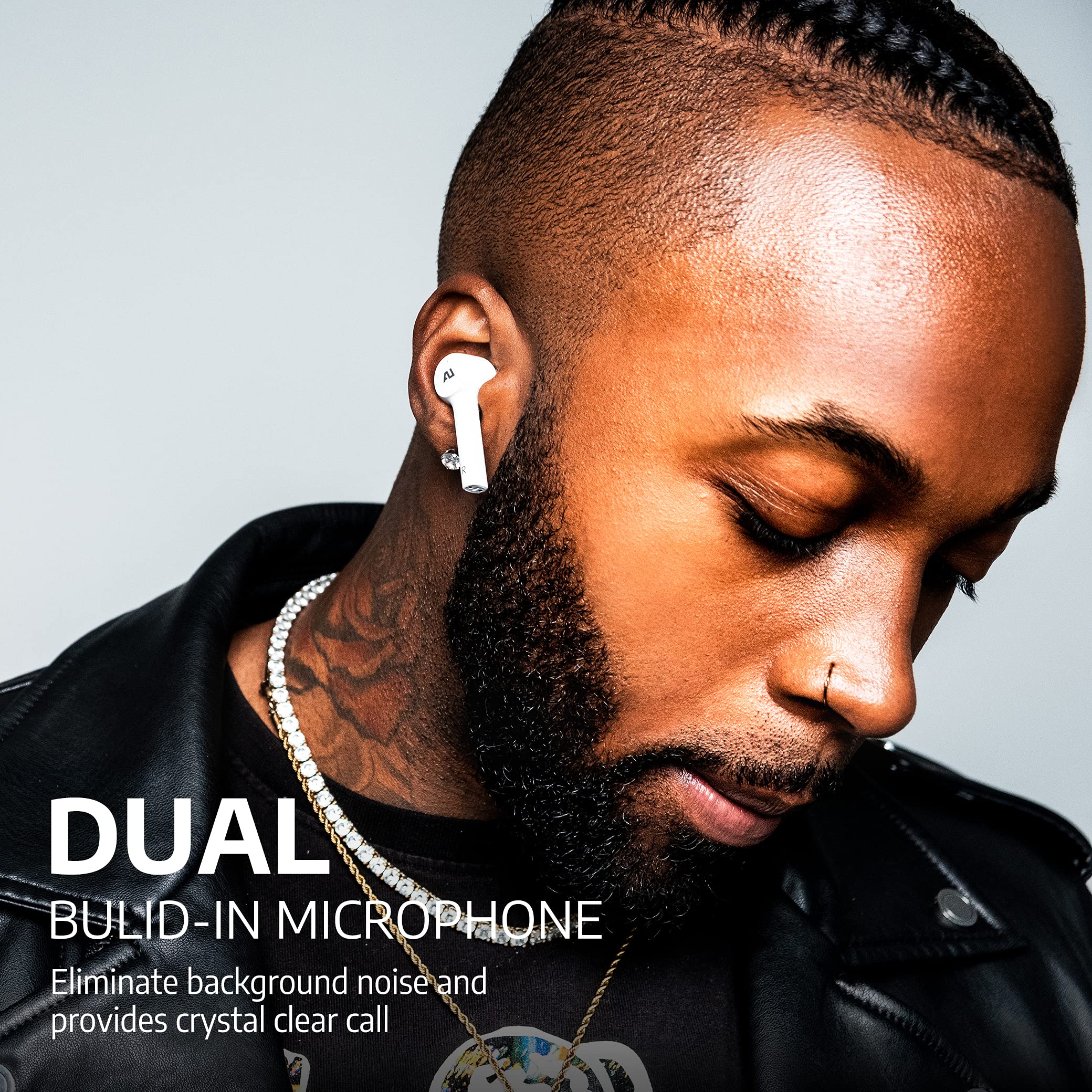 ausounds Ausounds AU-Stream True Wireless Bluetooth Earbuds Gold for Superior Sound and Comfort - View 4 of 8