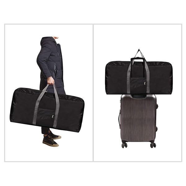 REDCAMP REDCAMP 100L Extra Large Water Resistant Lightweight Duffle Bag for Outdoor Camping Black - View 5 of 5