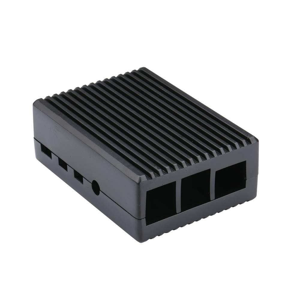 Raspberry Pi 4 Aluminum Case Black Enclosure for RPI 4 Model B Durable Metal Box - View 3 of 6