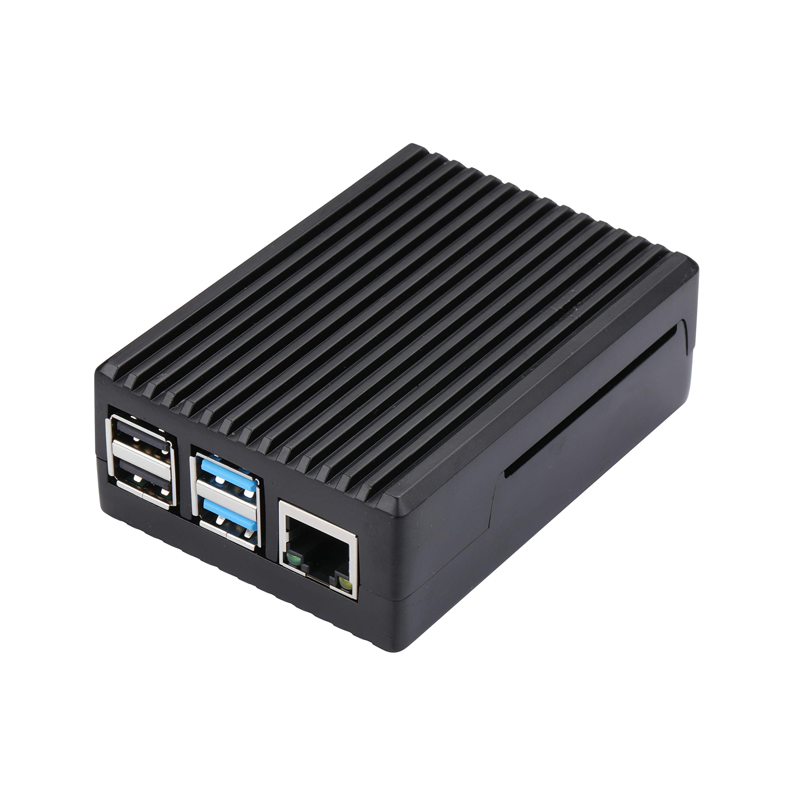 Raspberry Pi 4 Aluminum Case Black Enclosure for RPI 4 Model B Durable Metal Box - View 4 of 6