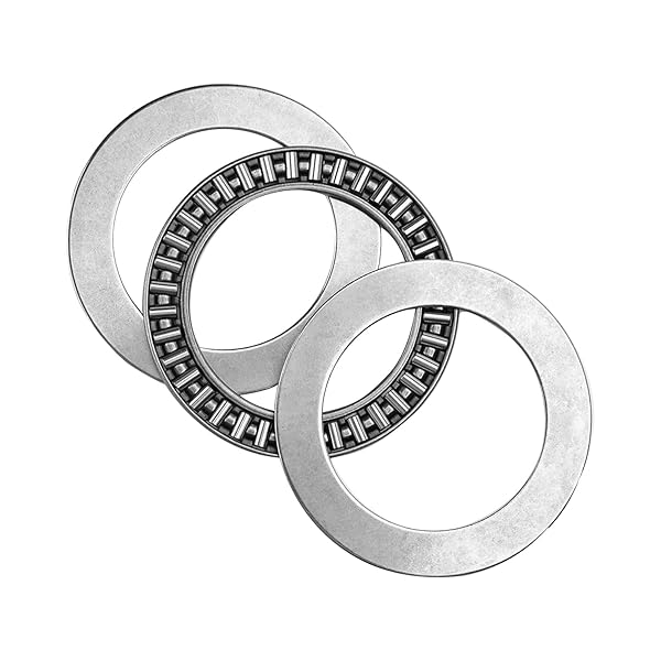 Othmro Buy Othmro AXK4565 2AS Needle Roller Thrust Bearings - 45mm ID, 65mm OD, GCr15 Hardness, 1pc with Washers