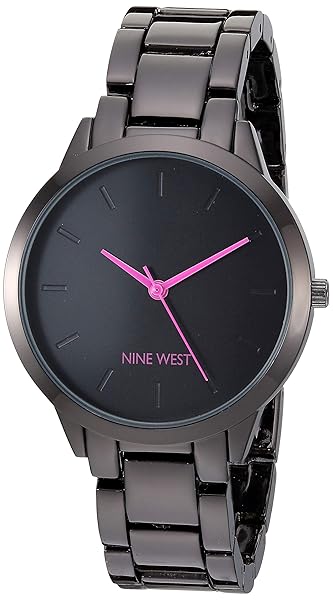 Nine West Shop Nine West Women's Gunmetal Bracelet Watch NW/2435PRGY - Stylish & Affordable Timepiece - View 3 of 5