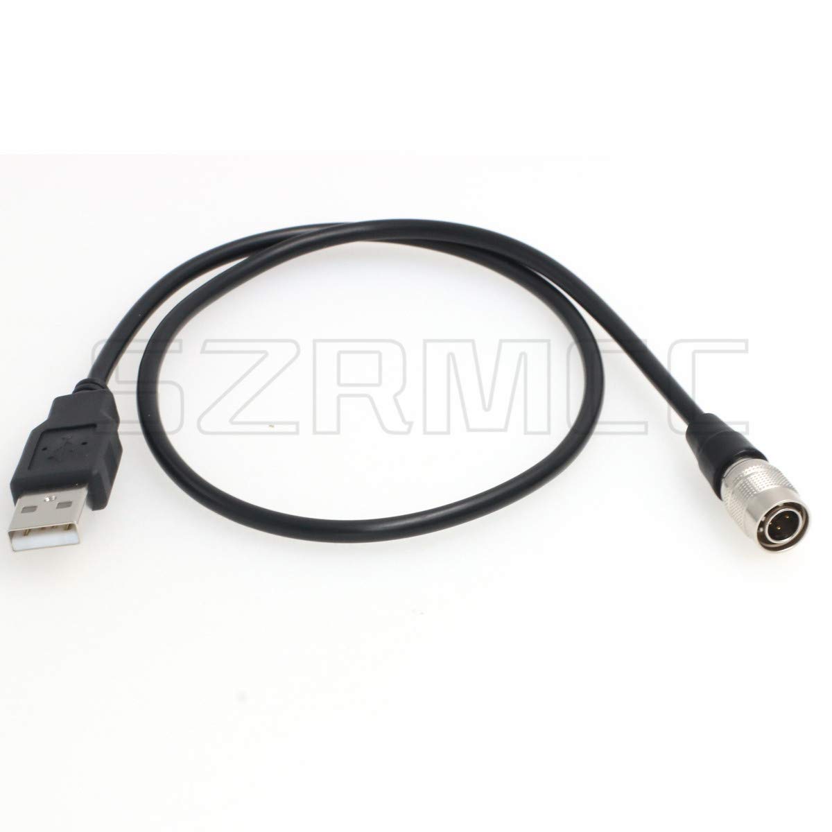 SZRMCC USB to Hirose 4 Pin Male Power Cable for Zoom F4 F8 Sound Devices 633 644 688 Recorders 30cm - View 2 of 4