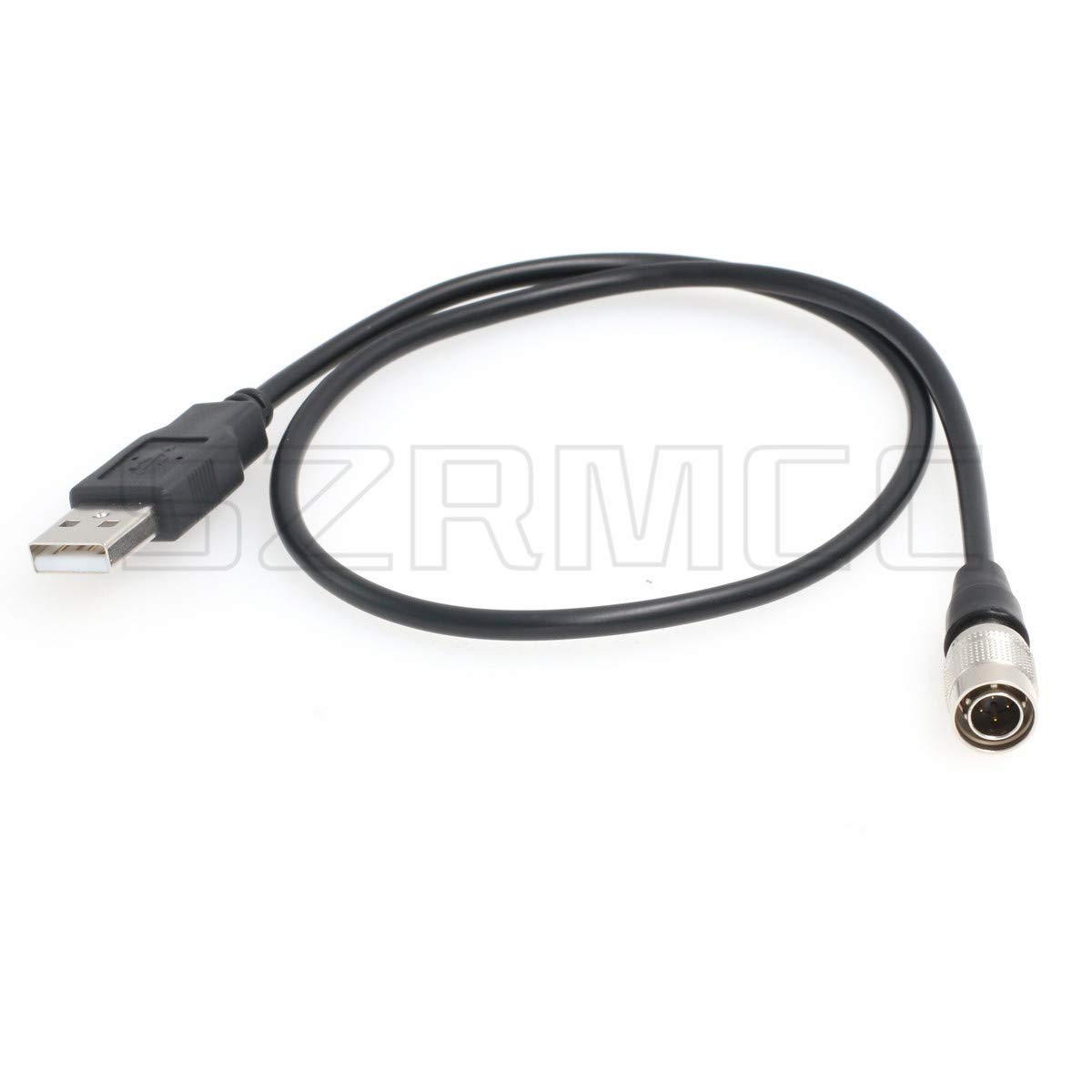 SZRMCC USB to Hirose 4 Pin Male Power Cable for Zoom F4 F8 Sound Devices 633 644 688 Recorders 30cm - View 3 of 4
