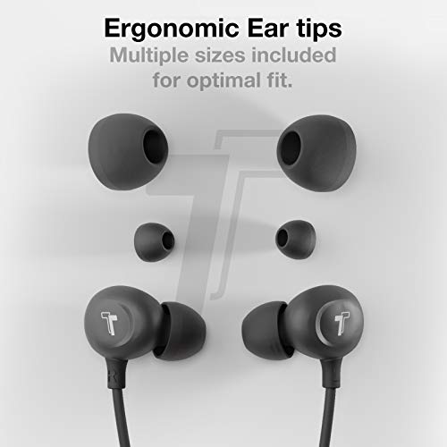 Thore Thore MFi Certified Lightning Earbuds for iPhone 14 Pro Max/13/12/11/XR/Xs - Wired In-Ear Headphones with Microphone (Black) - View 6 of 9