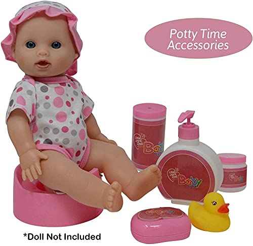 The New York Doll Collection New York Doll Collection Baby Doll Feeding and Caring Accessory Set with Zippered Carrying Case - View 5 of 6