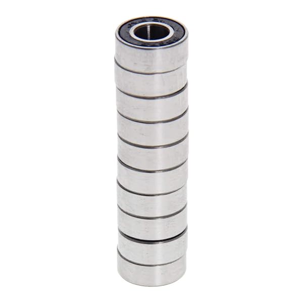 Othmro 10Pcs 6862RS Deep Groove Ball Bearings Double Sealed Gcr15 for Scooters Elevators Ship Rudder Shafts 024x051x02inch