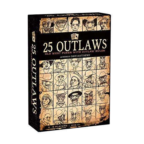 Buffalo Games Buffalo Games 25 Outlaws: Modern Texas Hold 'Em Poker for Epic Adult Game Nights