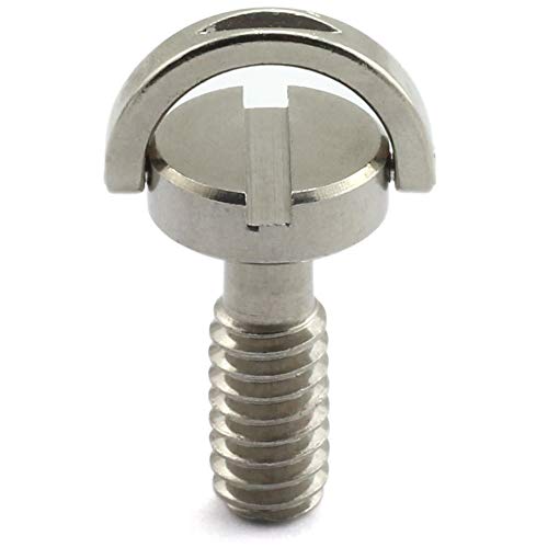 HJ Garden HJ Garden 2pcs Stainless Steel D-Ring Camera Fixing Screws for Tripod Monopod QR Plate 17mm Length - View 4 of 4