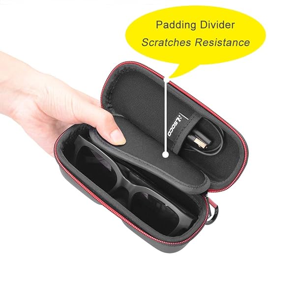 RLSOCO RLSOCO Carrying Case for Bose Frames Audio Sunglasses Soprano Tenor Alto Rondo Bluetooth Smart Glasses Not for Frames Tempo - View 7 of 10