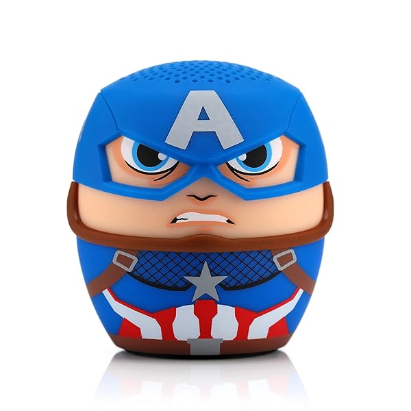 Bitty Boomers Captain America Mini Bluetooth Speaker: Ultimate Marvel Collectible