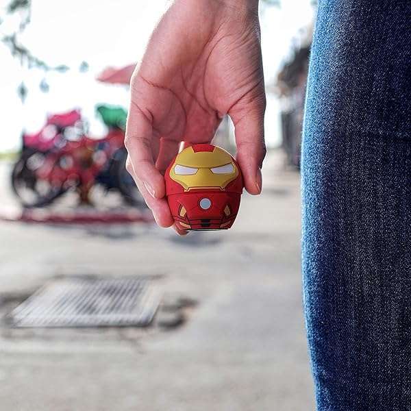 Bitty Boomers Bitty Boomers Marvel Iron Man Mini Bluetooth Speaker: Compact Sound & Style - View 7 of 9