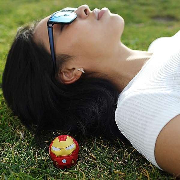 Bitty Boomers Bitty Boomers Marvel Iron Man Mini Bluetooth Speaker: Compact Sound & Style - View 9 of 9